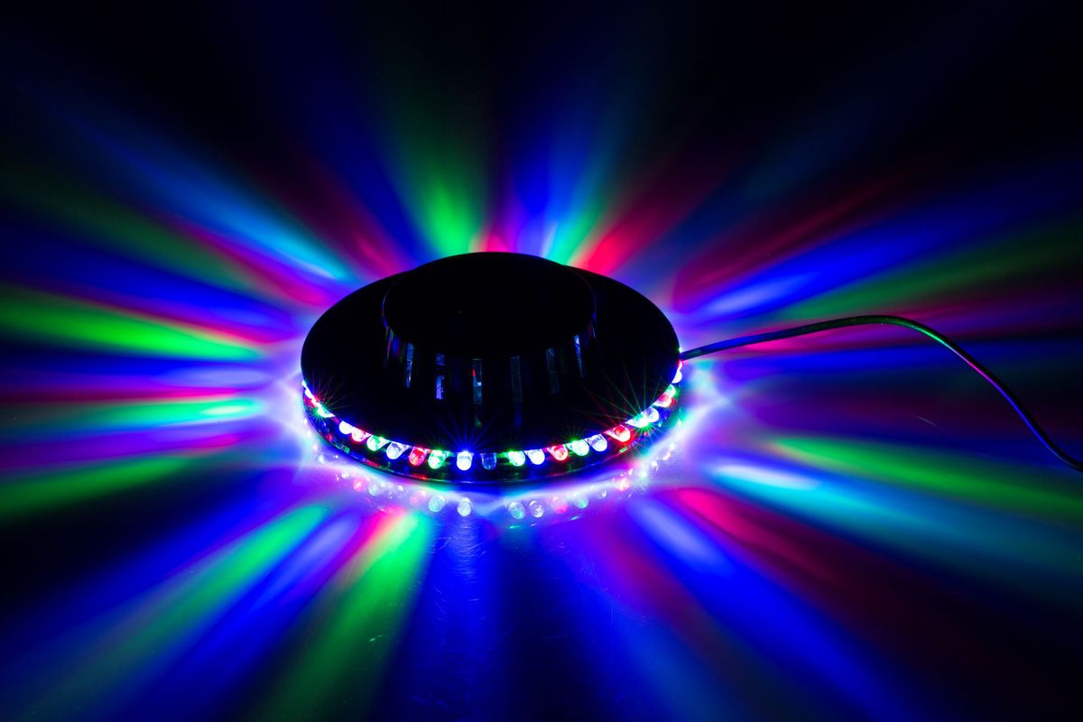 Compact LED Disco Light Oh My Gifts Online Gift Emporium