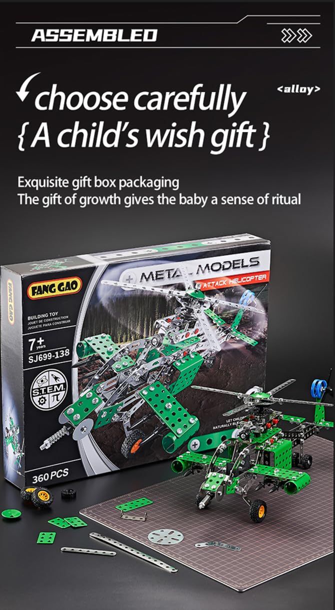 Metal Models - Attack Helicopter Build Kit