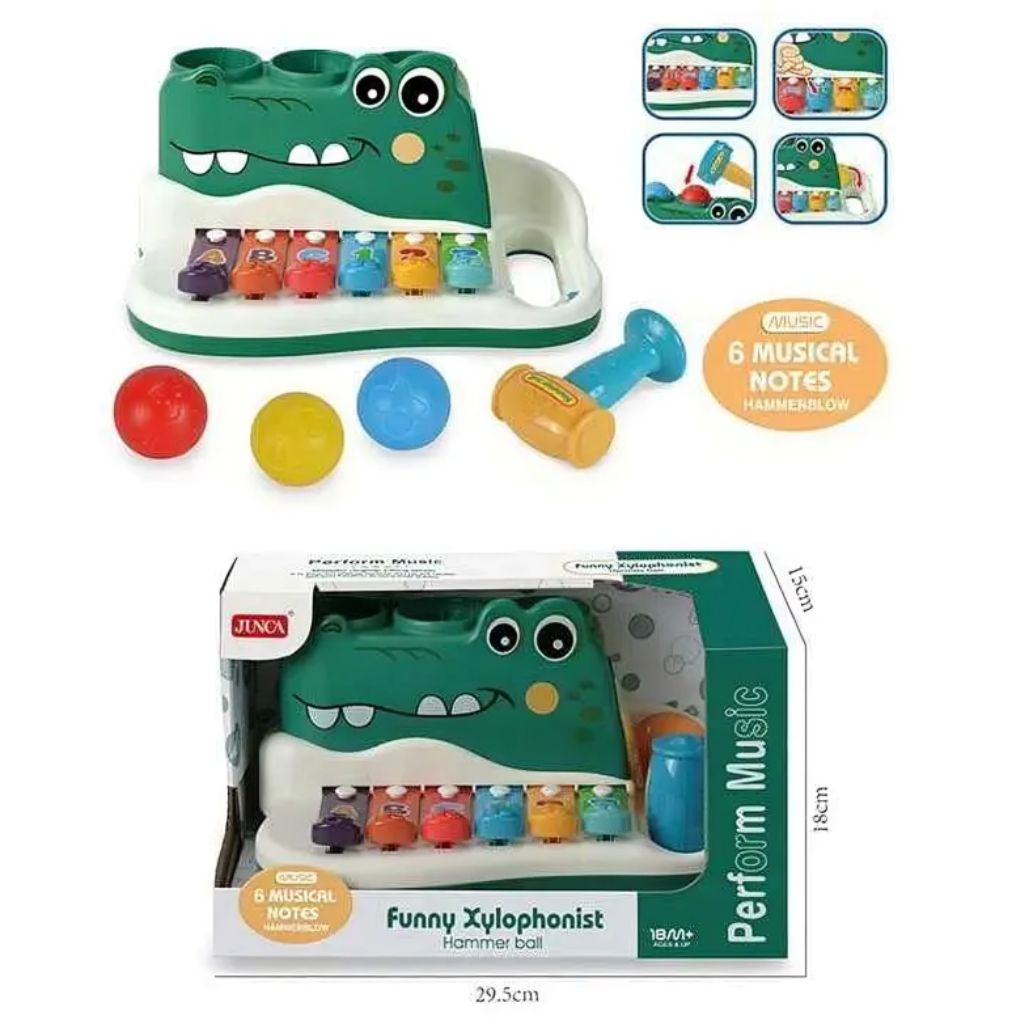 2-in-1 Xylophone Crocodile