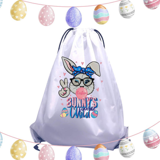 Personalised Easter-Themed Drawstring Bag