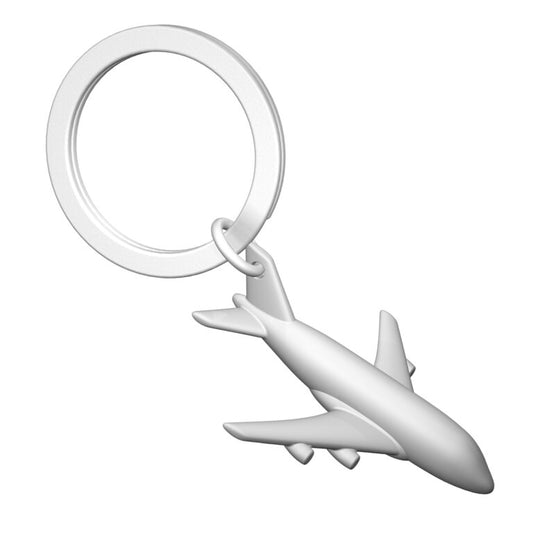 Stainless Steel Keyring - Aeroplane