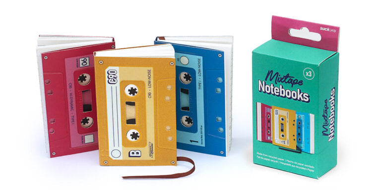 Retro Mixtape Notebook Set