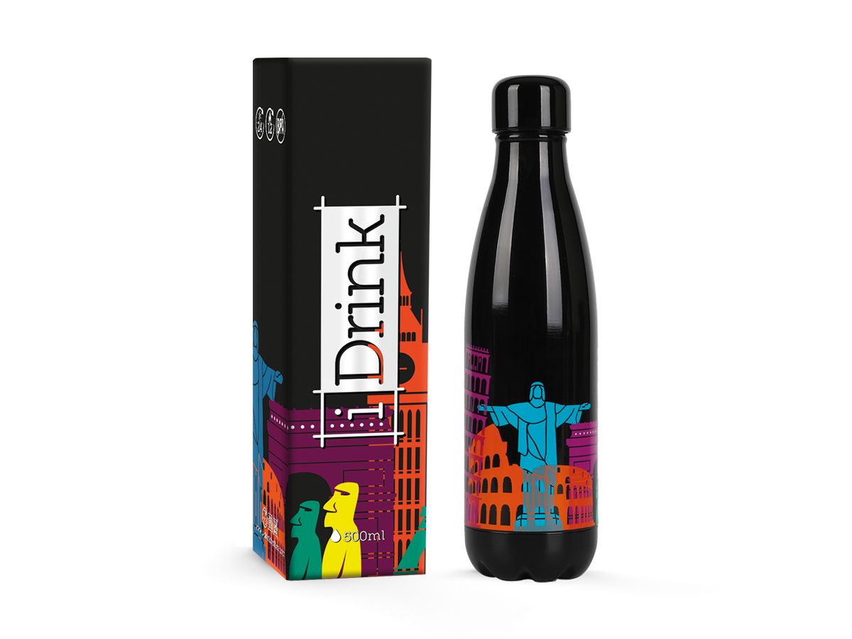 iDrink Thermal Bottle - Patterned (500ml)