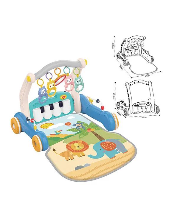 2in1 Piano Playmat & Baby Walker