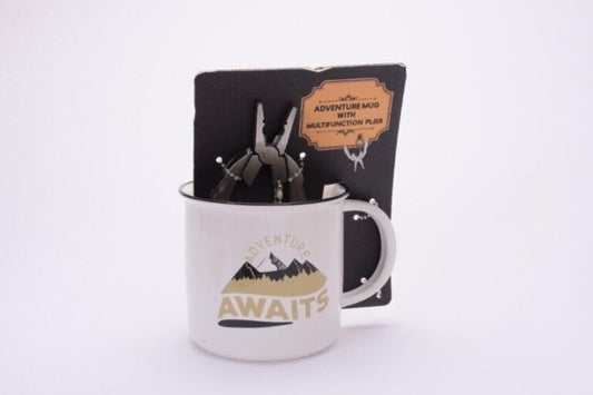 Adventure Awaits Mug with Pliers