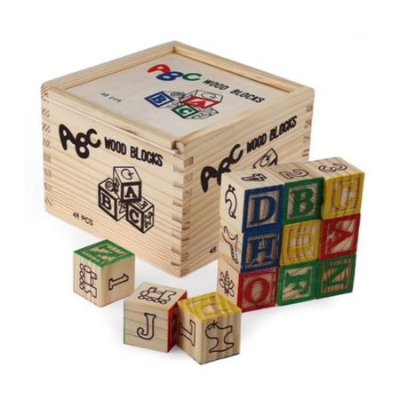 Wooden Alphabet Blocks