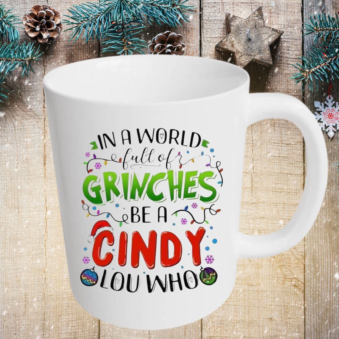 Personalised Christmas Themed Coffee Mug