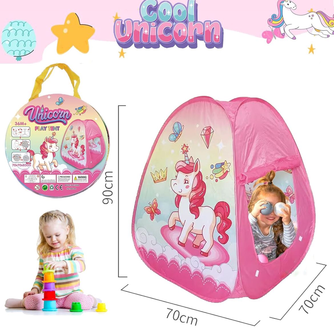 Unicorn Play Tent