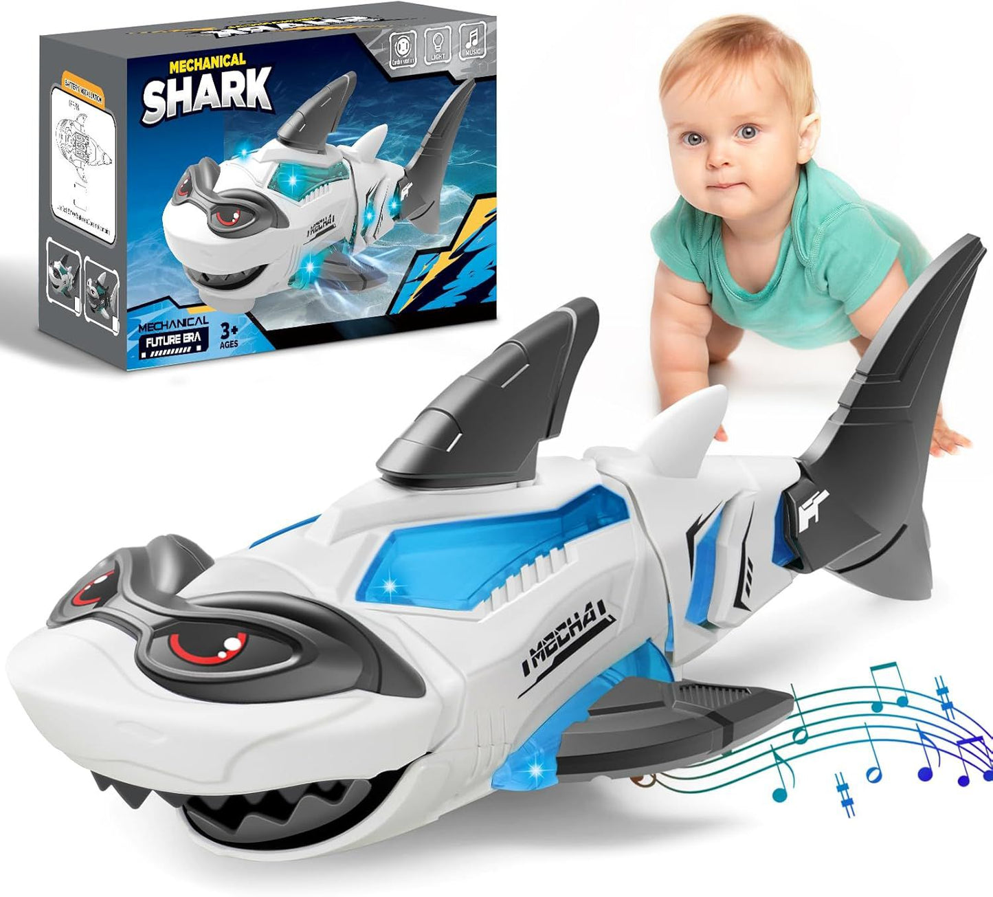 Interactive Musical Shark Car