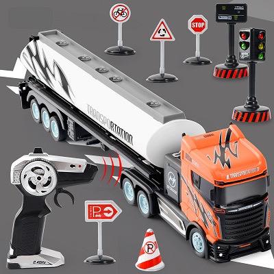 Remote Controlled (RC) Tanker Truck Set