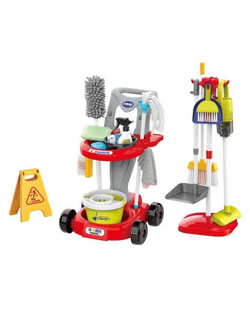 Cleaning Trolley Play Set