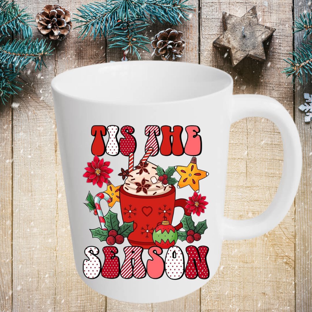 Personalised Christmas Themed Coffee Mug