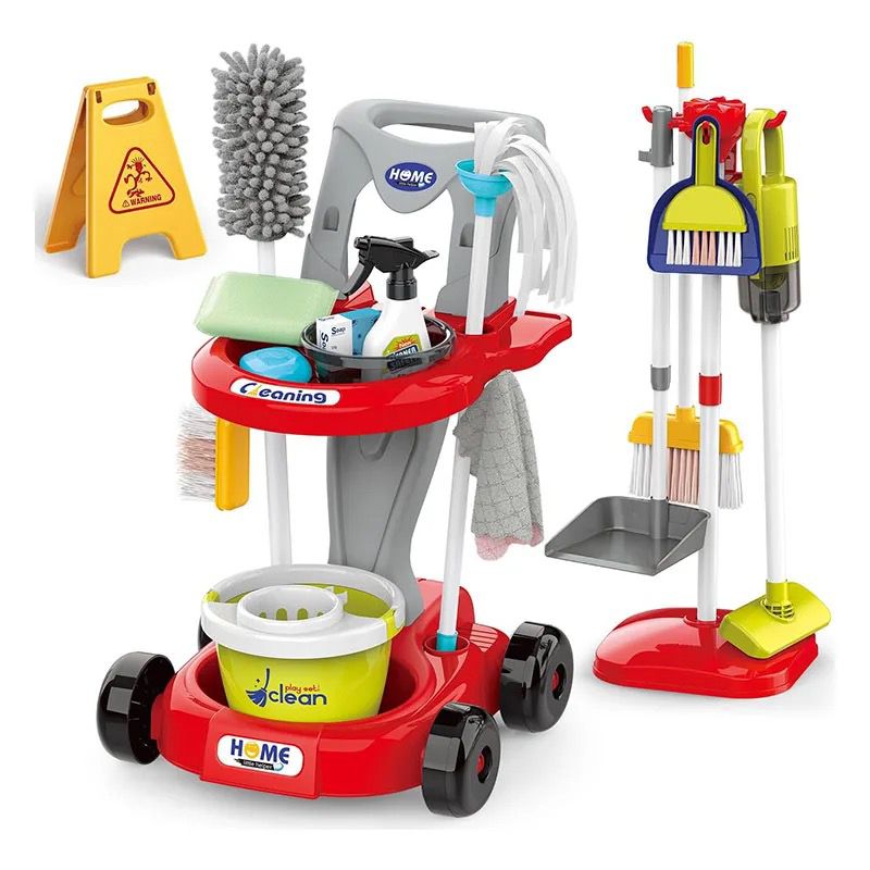 Cleaning Trolley Play Set