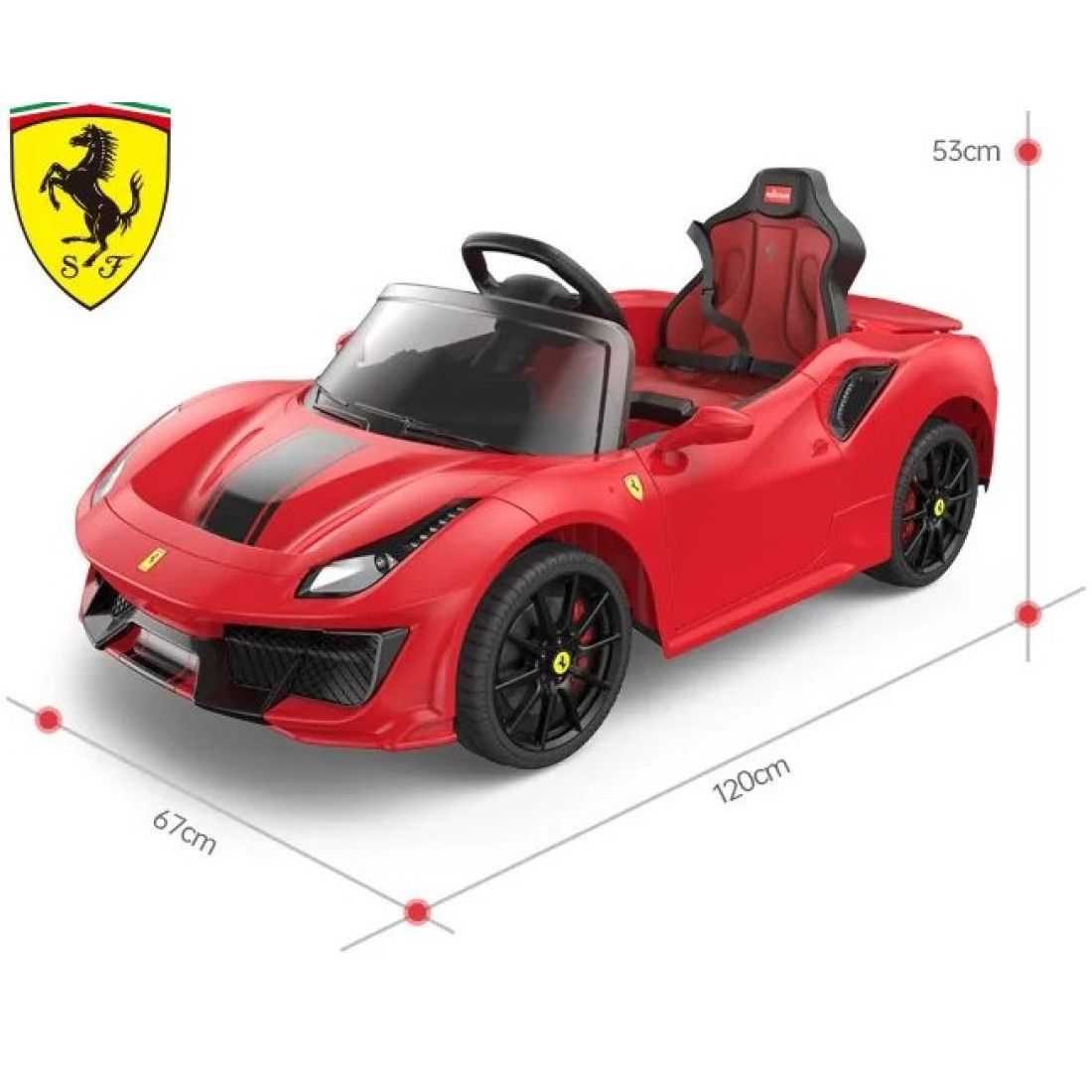 Kids’ Electric Ride On - Licensed Ferrari 488 Pista Spider