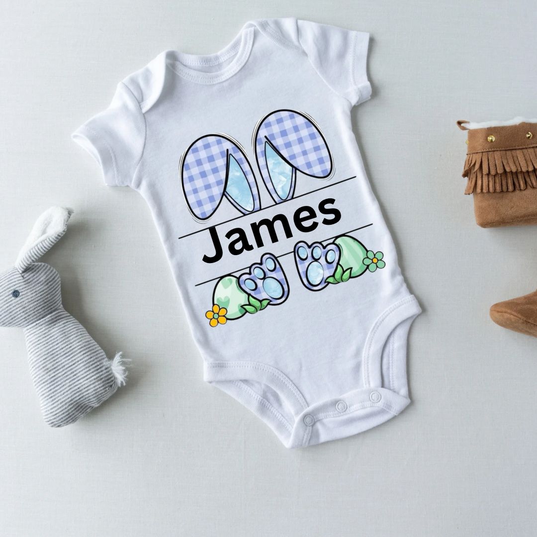 Personalised Easter-Themed Baby Vest