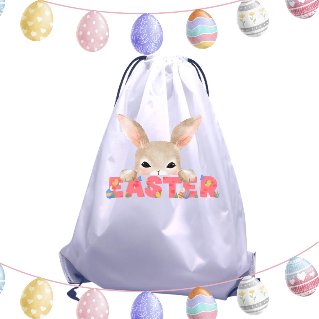 Personalised Easter-Themed Drawstring Bag