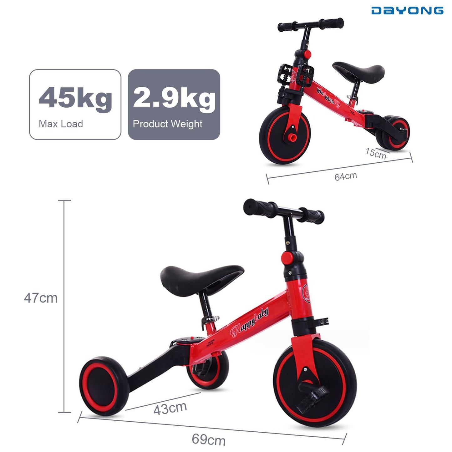 3-in-1 Training Bike