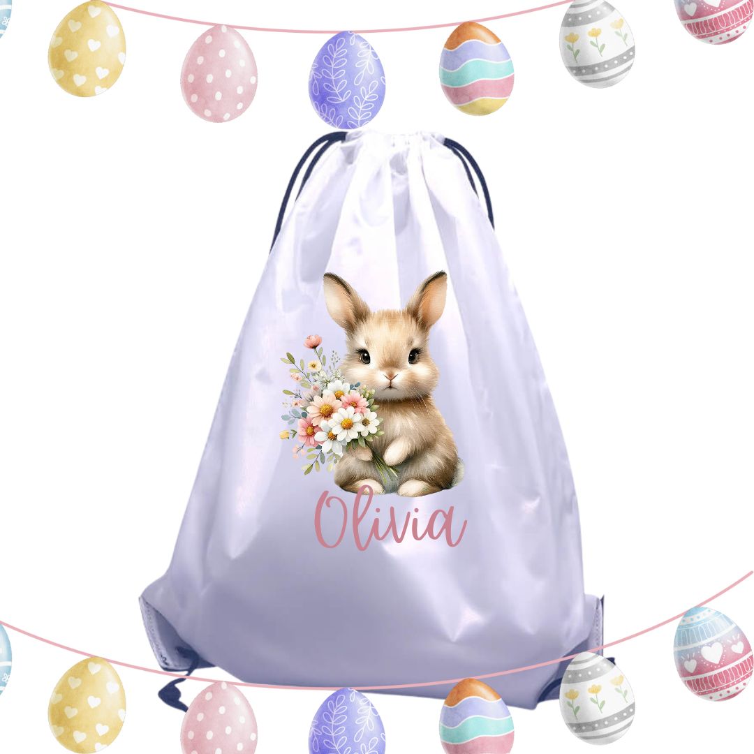 Personalised Easter-Themed Drawstring Bag