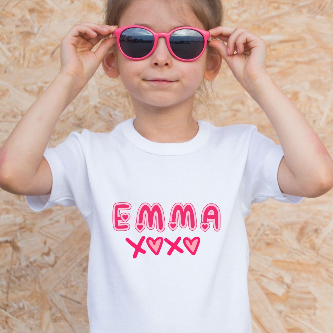 Personalised Kids’ Valentines’ Day Themed T-Shirt