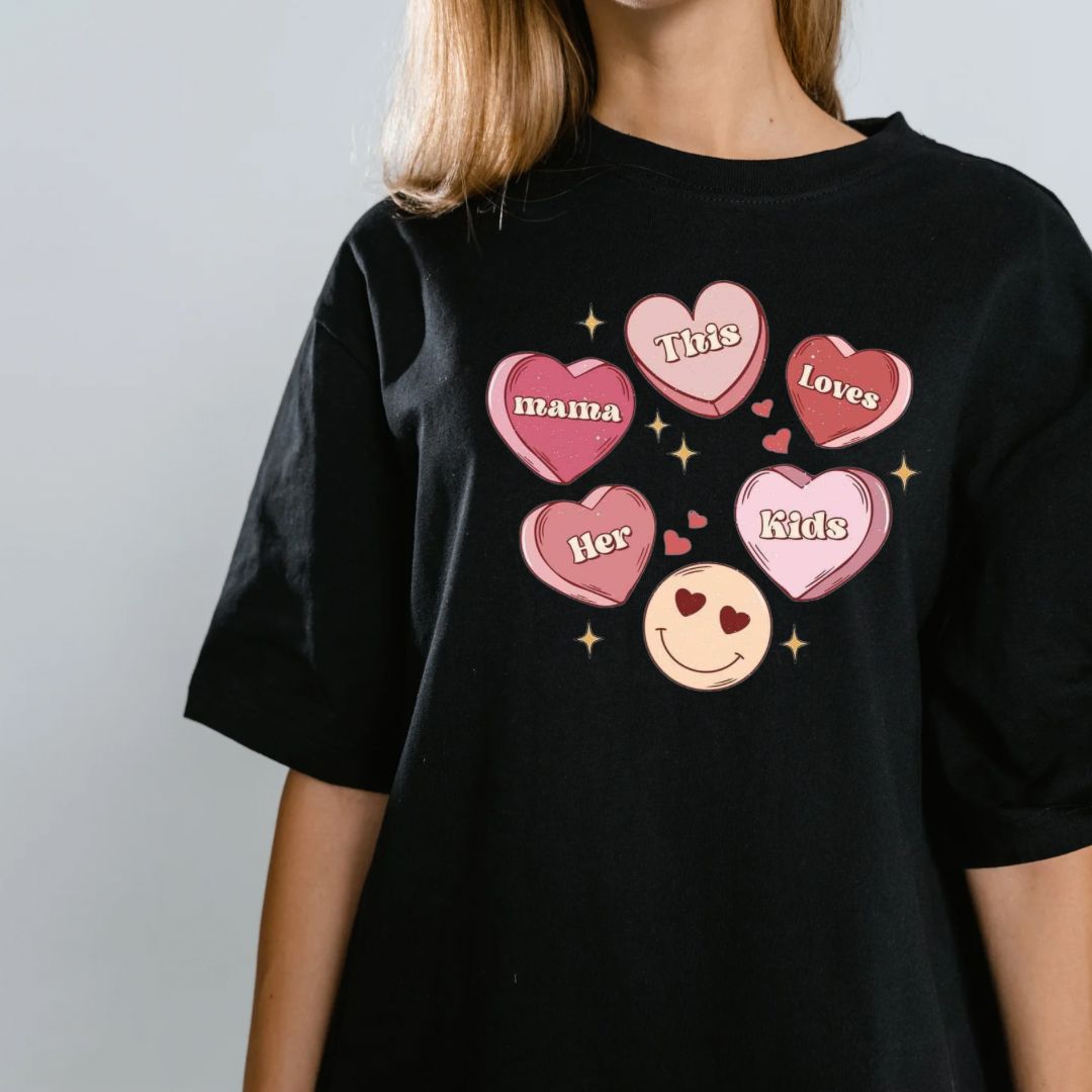 Personalised Adults’ Valentines’ Day Themed T-Shirt