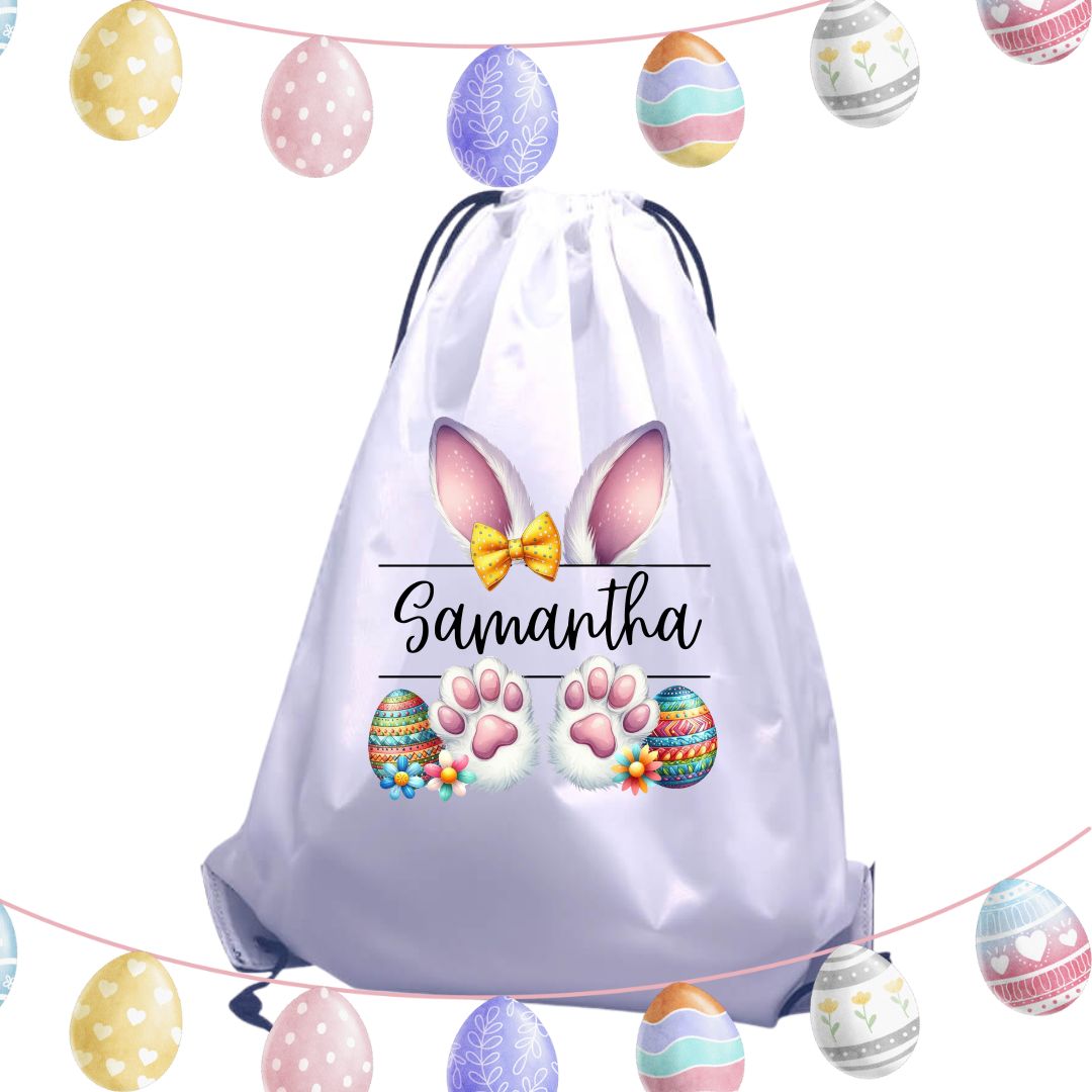 Personalised Easter-Themed Drawstring Bag