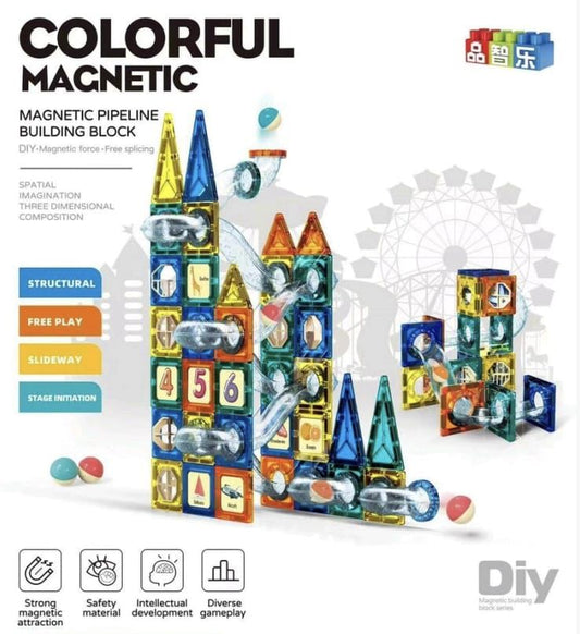 Magnetic Building Blocks (97 Piece)