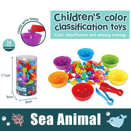 Sea Animals - Colour, Counting, Matching & Sorting Kit