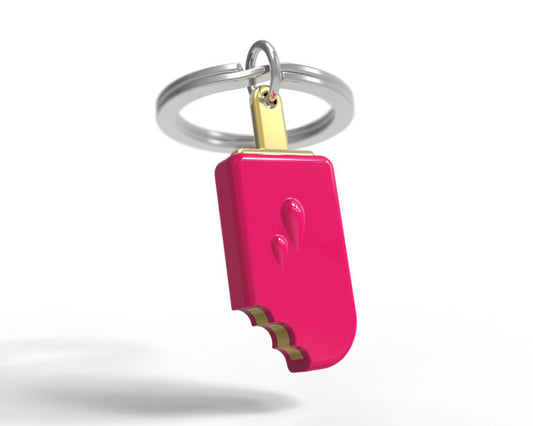 Stainless Steel Keyring - Ice Lolly