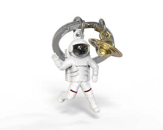 Stainless Steel Keyring - Astronaut