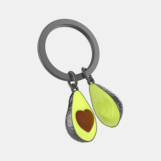 Stainless Steel Keyring - Avocado