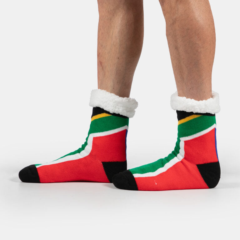 South African Flag Slipper Socks