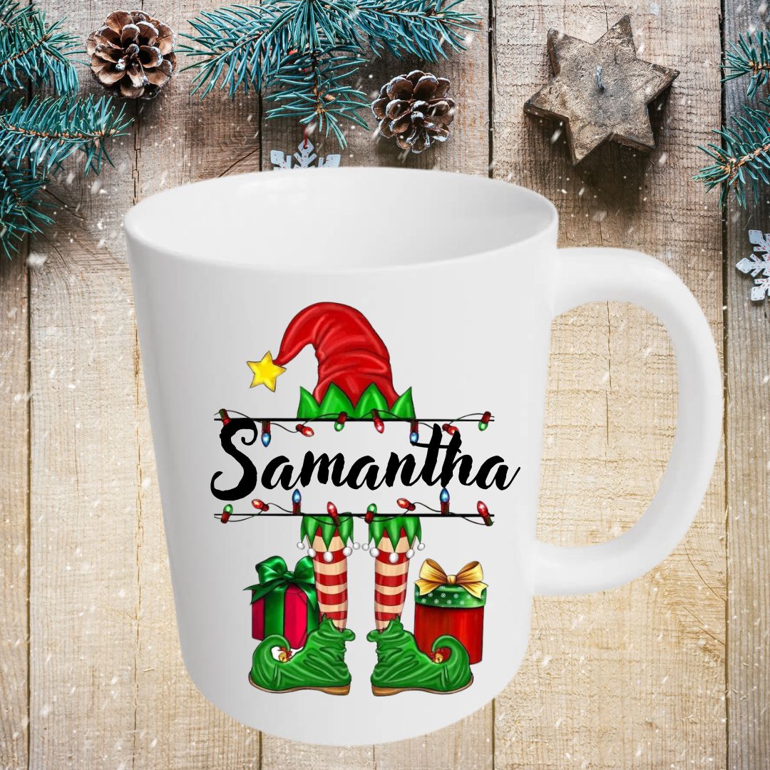 Personalised Christmas Themed Coffee Mug