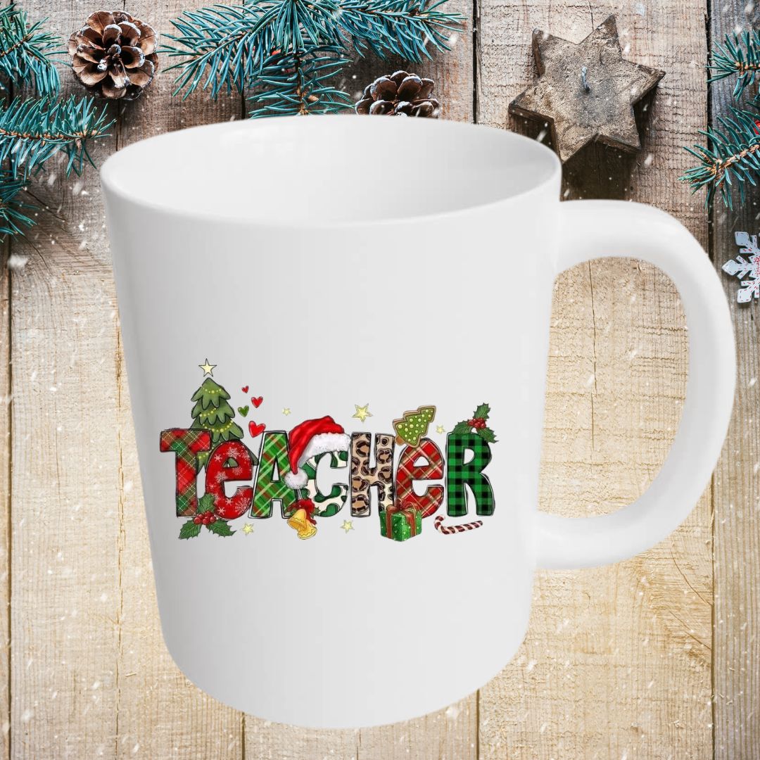 Personalised Christmas Themed Coffee Mug