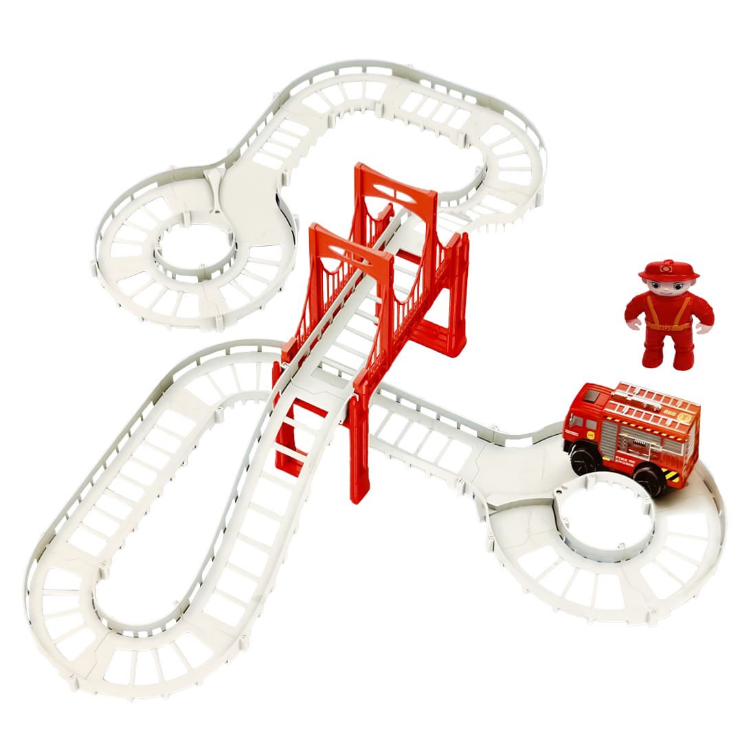 Firefighter Track Play Set