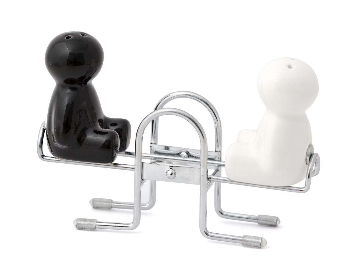 Ceramic Salt & Pepper Set - See-Saw Set