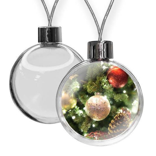 Personalised Double-Sided Christmas Bauble