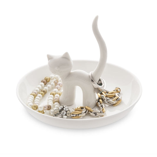 Ring & Jewellery Holder - XL Gatto (White)