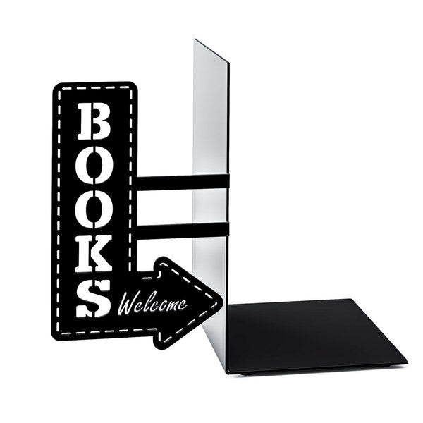 Books Metal Book End