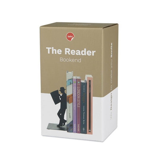 The Reader Metal Book End