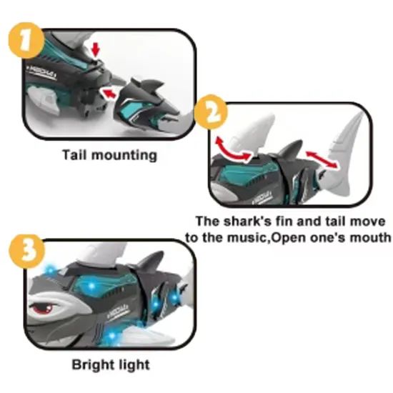 Interactive Musical Shark Car