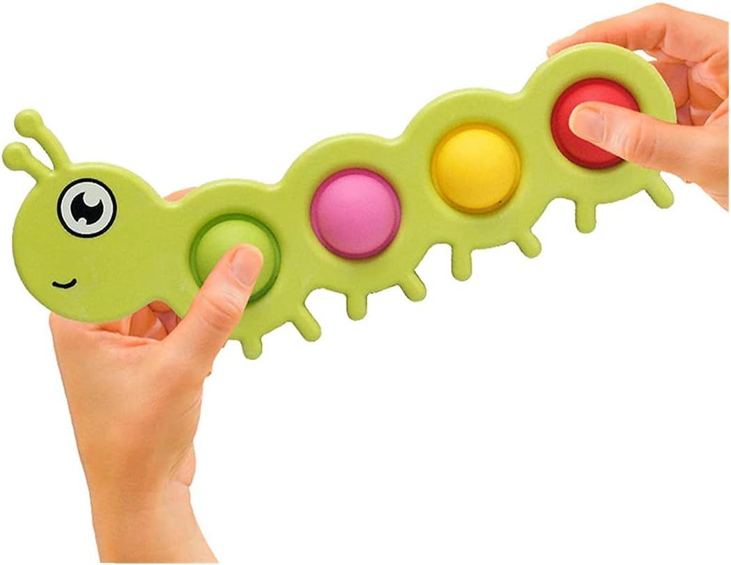Caterpillar Pop-It Sensory Toy