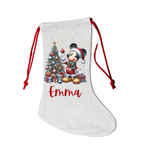 Personalised Christmas Stocking Drawstring Bag