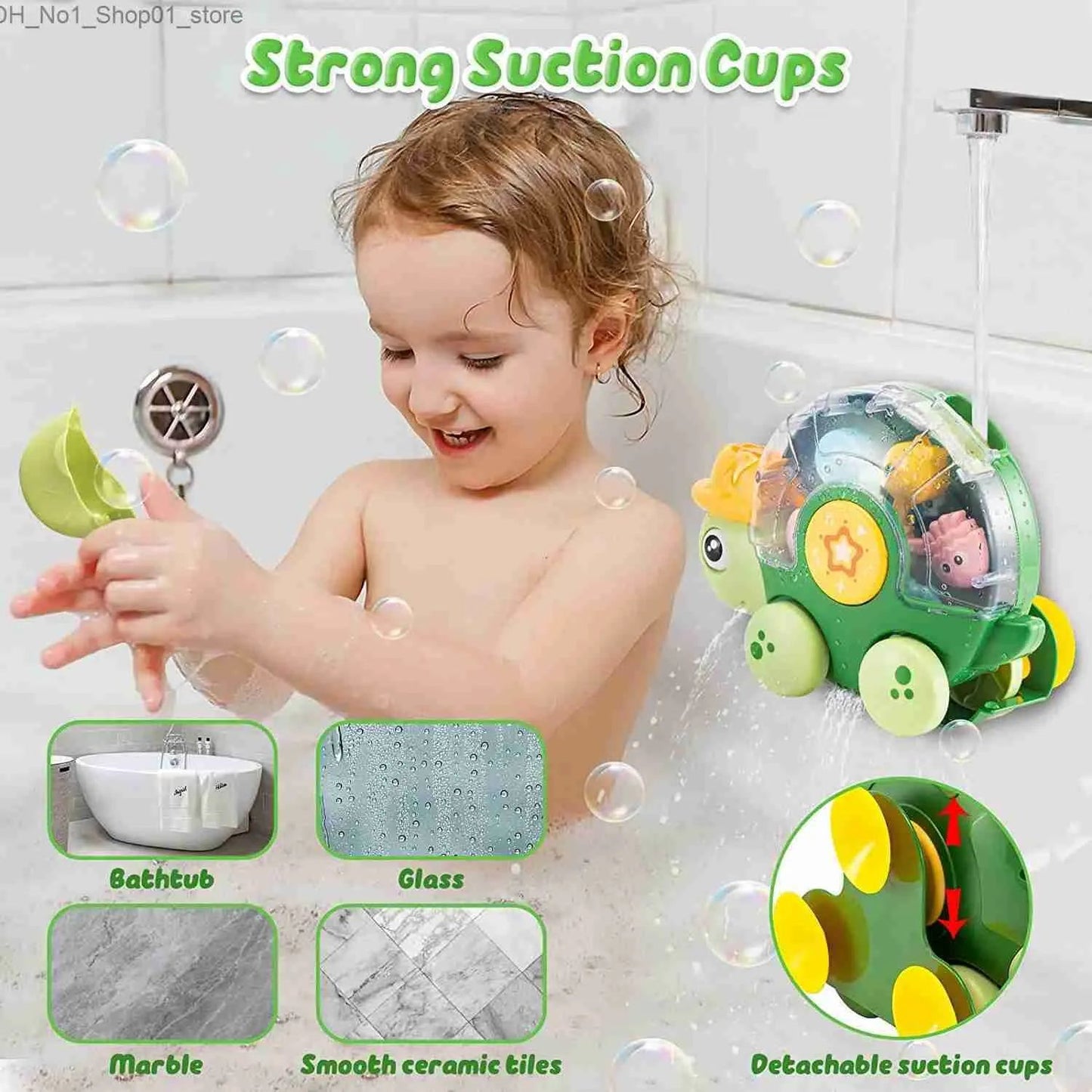 Turtle Bath Time Set