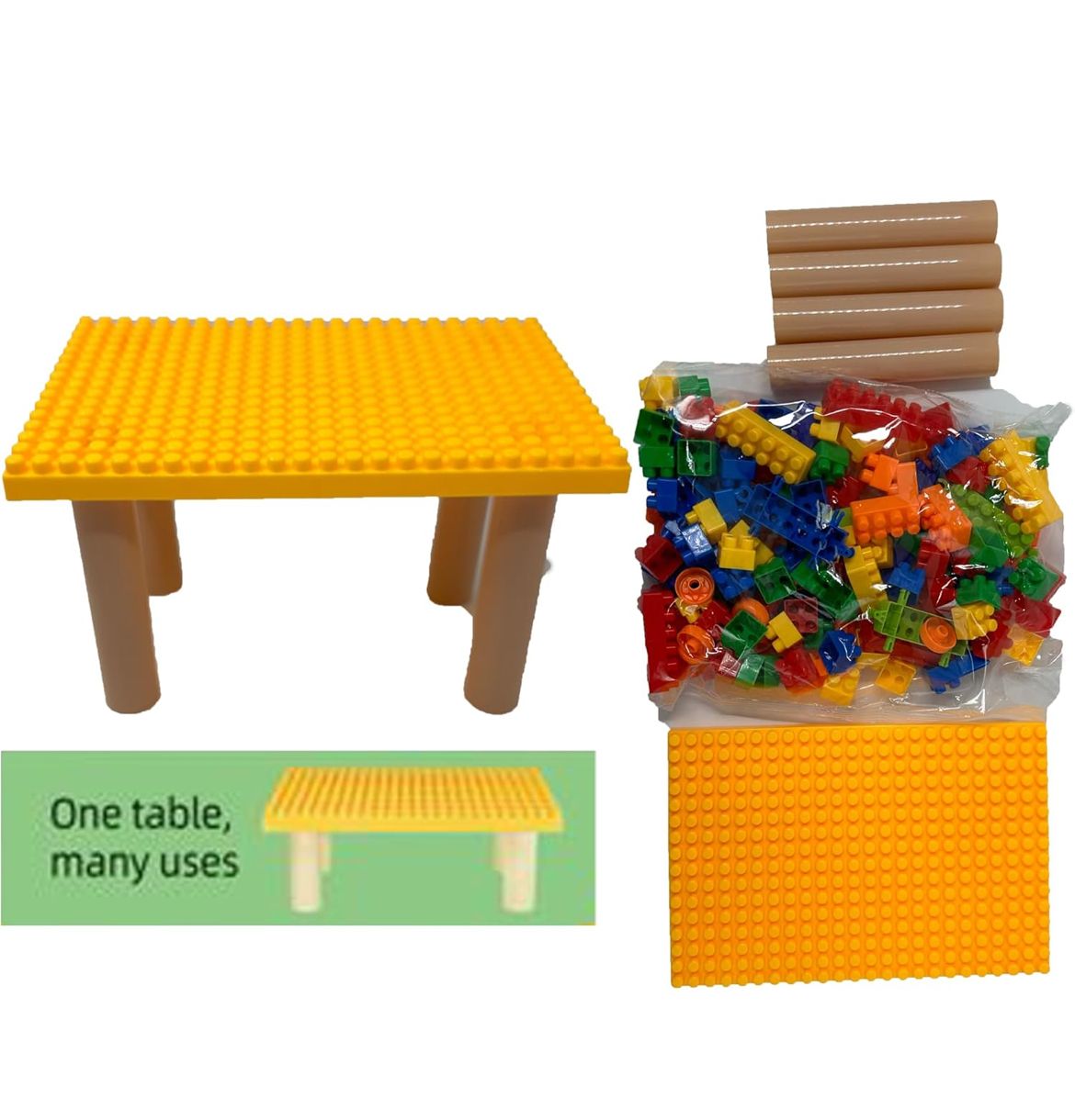 2-in-1 DIY Plastic Building Blocks Set