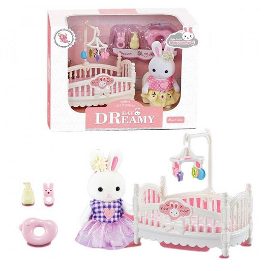 Dreamy Bunny Crib Play Set