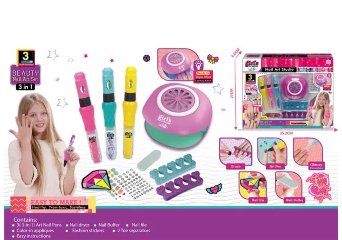 Nail Art Studio Play Set