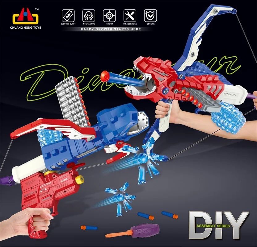 Dinosaur Electric Water Bomb Bow & Arrow