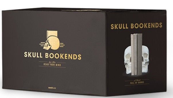 Skull Bookends