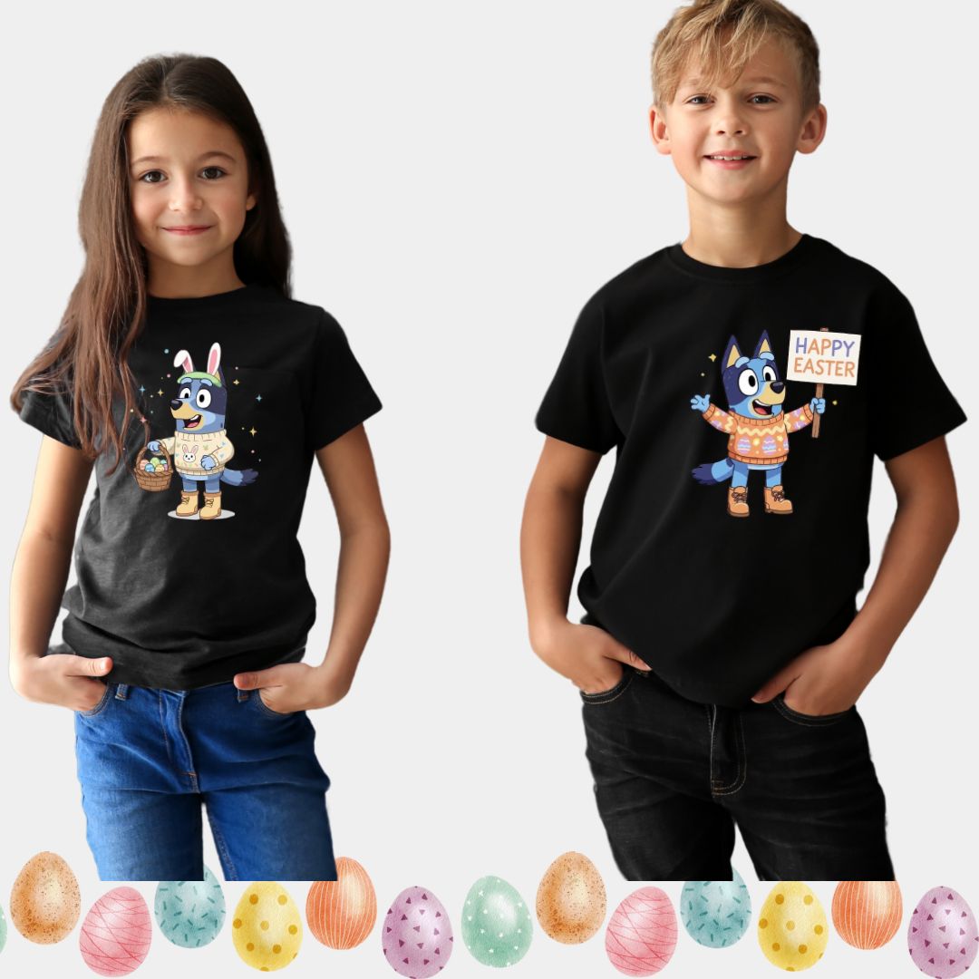 Personalised Kids’ Easter-Themed T-Shirt