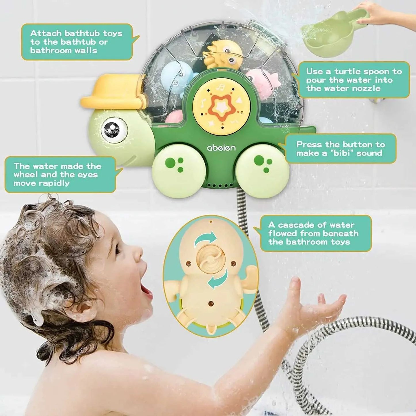 Turtle Bath Time Set